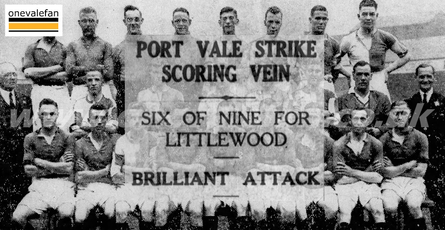 A look at Port Vale’s club record 9-1 win over Chesterfield in 1932
