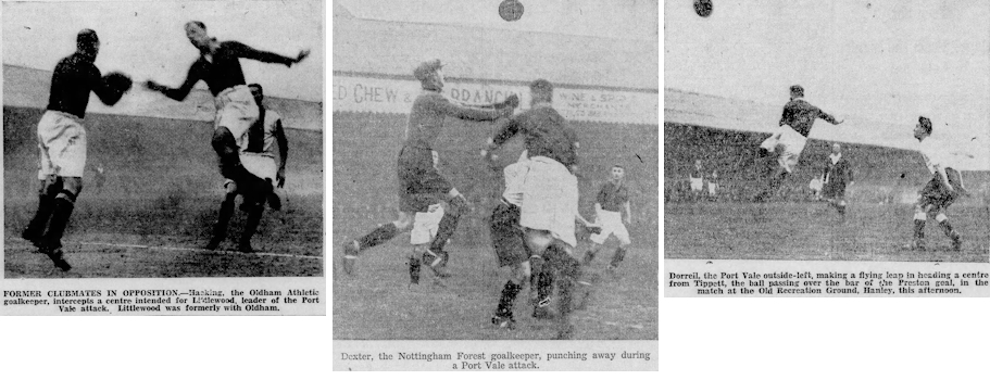 Photos of Port Vale in action during the 1932-33 season