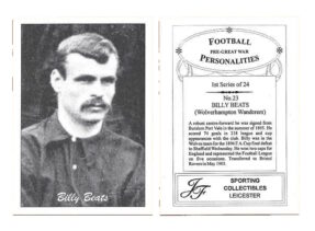 Billy Beats - Wolves - Cigarette card