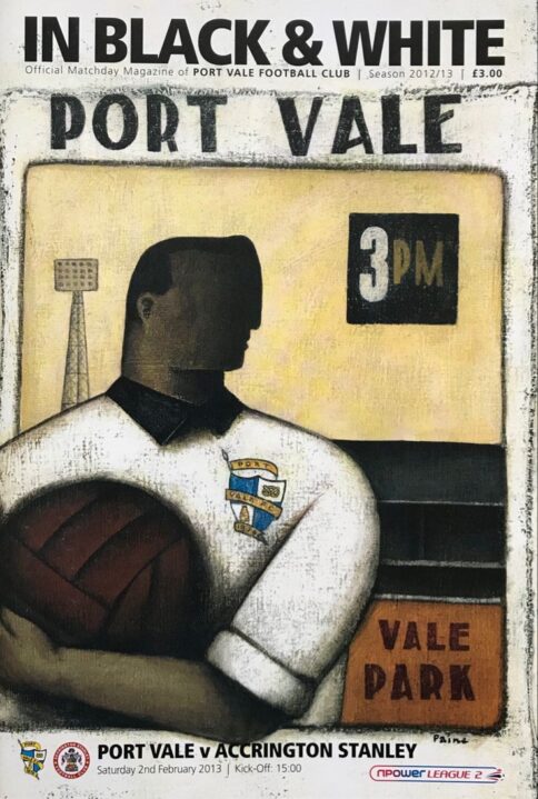 Port Vale v Accrington Stanley programme