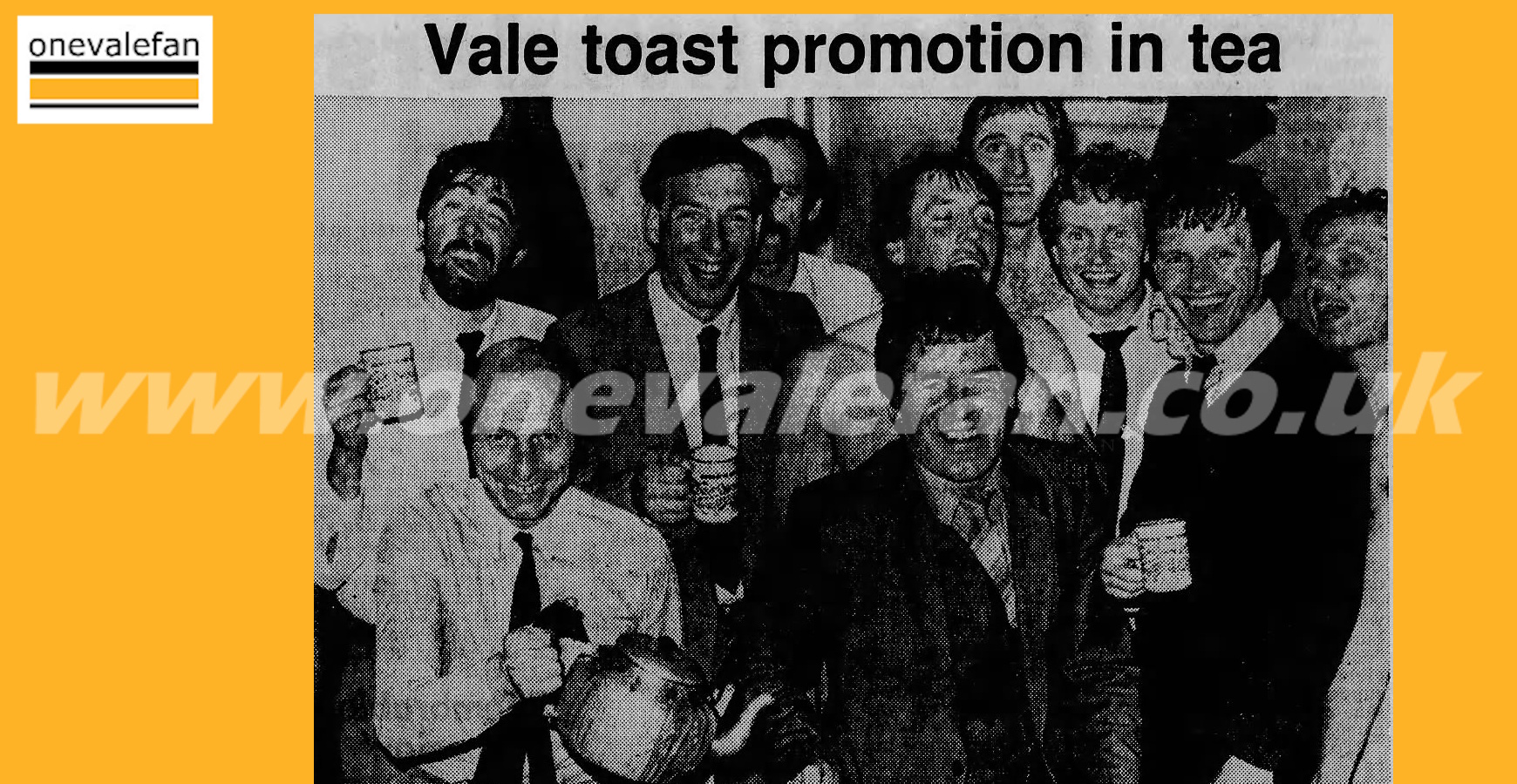 When Port Vale defeated Stockport County in 1983 to seal promotion