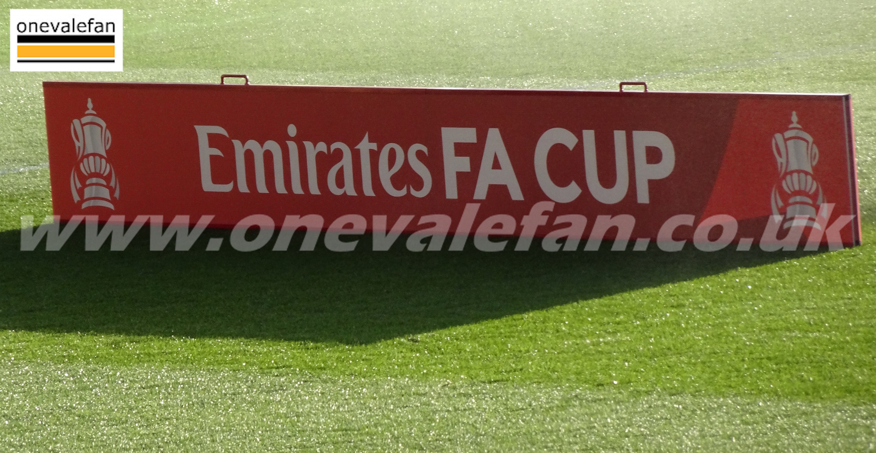 FA Cup hoarding