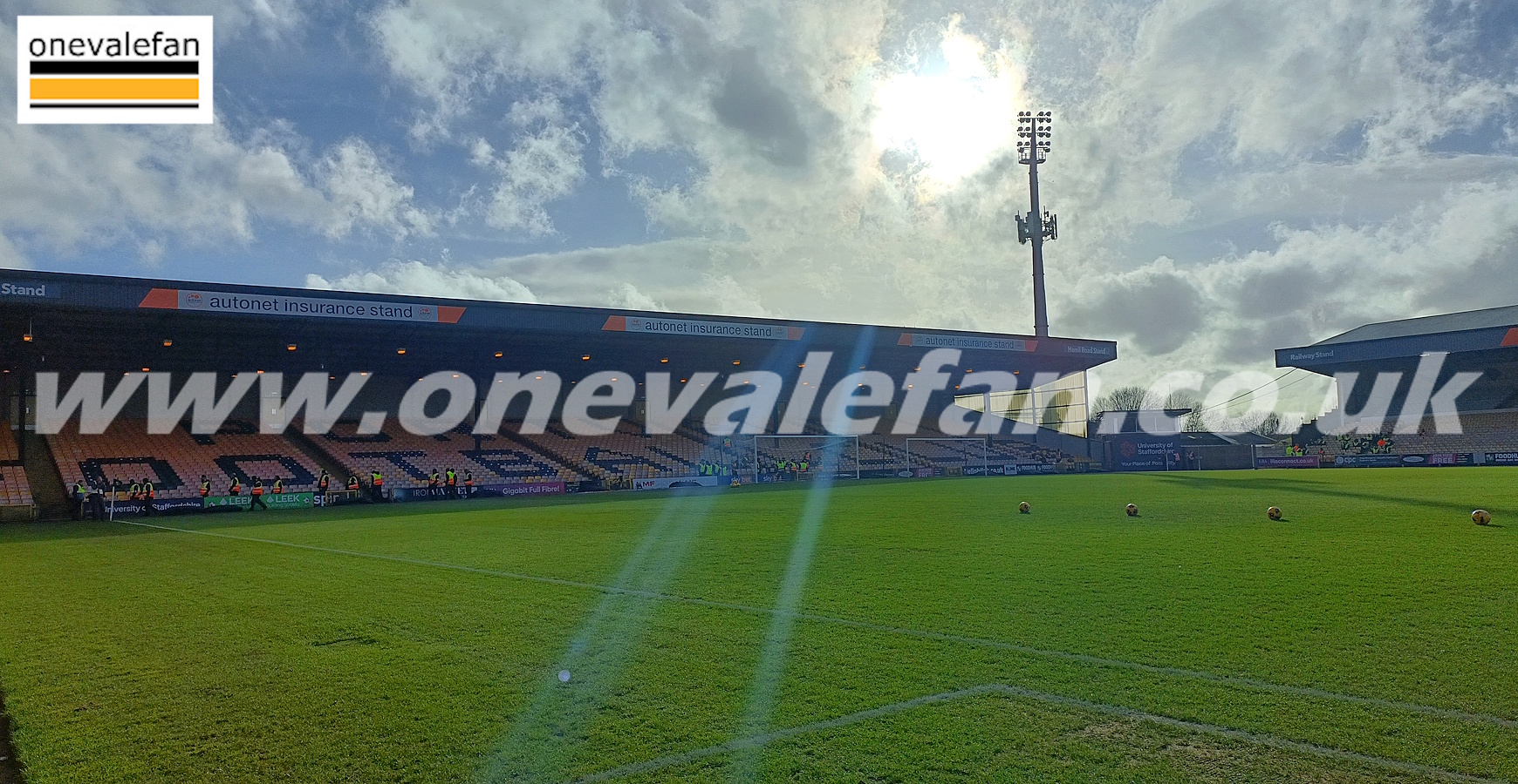Hamil End - Vale Park stadium