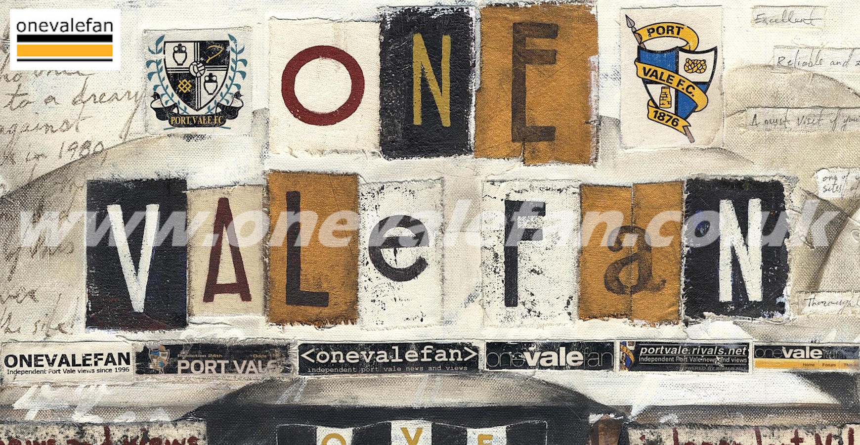 onevalefan - close-up of an artwork by Paine Proffitt