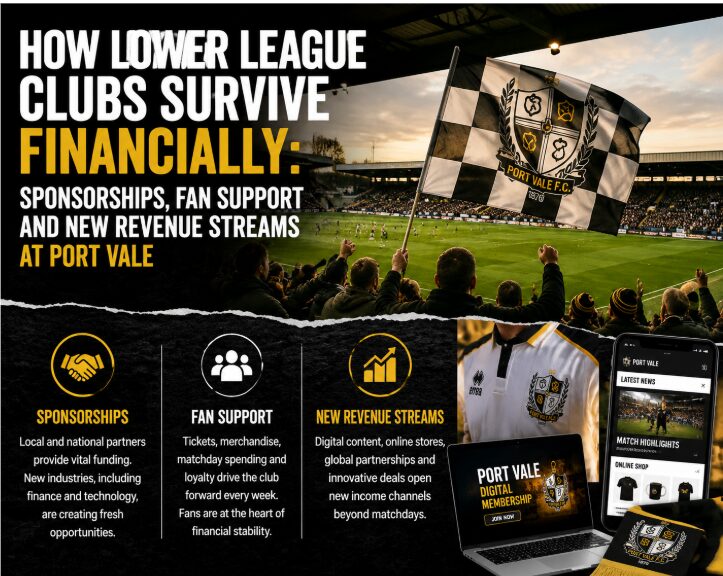 How Lower League Clubs Survive Financially: Sponsorships, Fan Support And New Revenue Streams