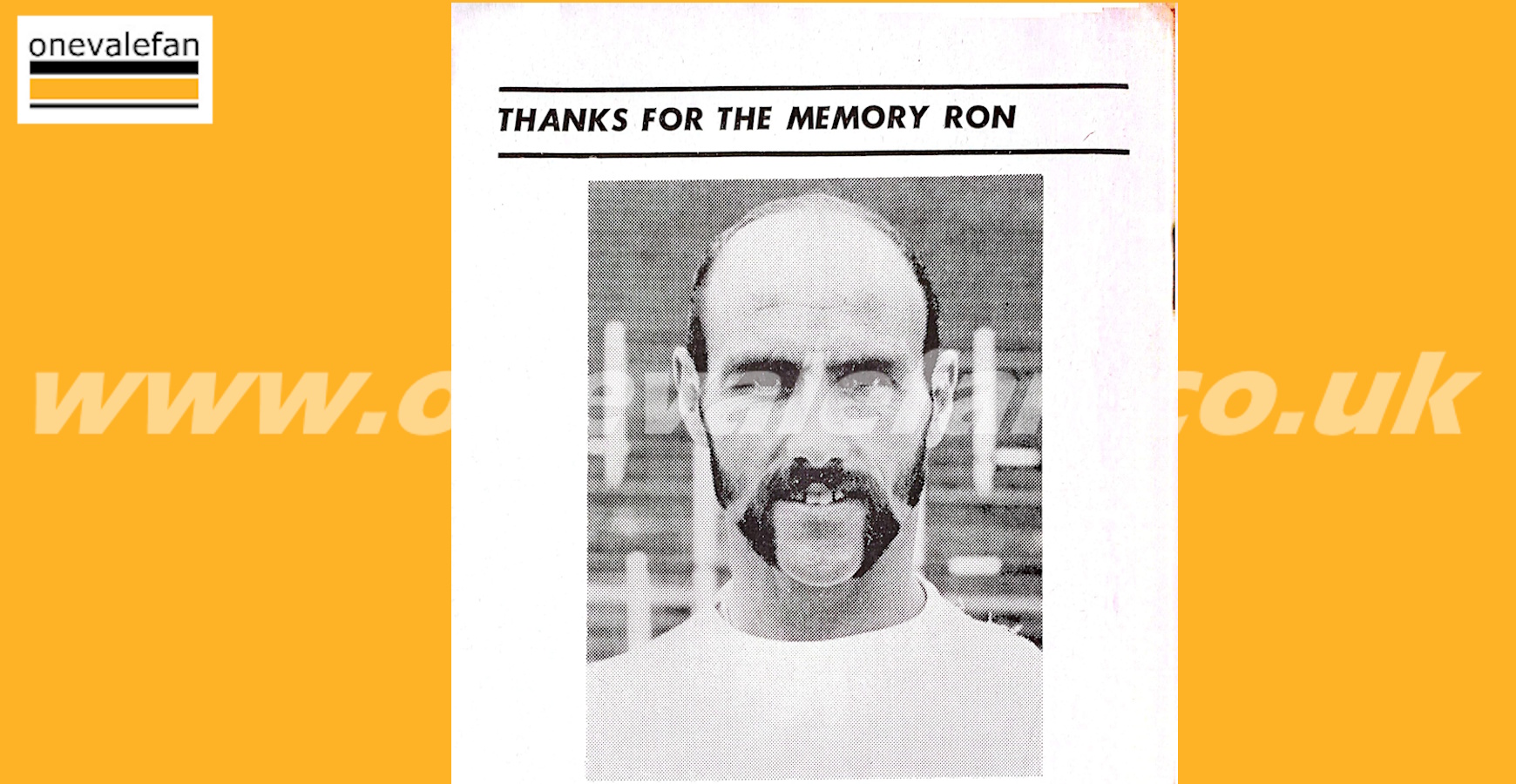 Photo Essay: a fond farewell to Ron Wilson in 1970