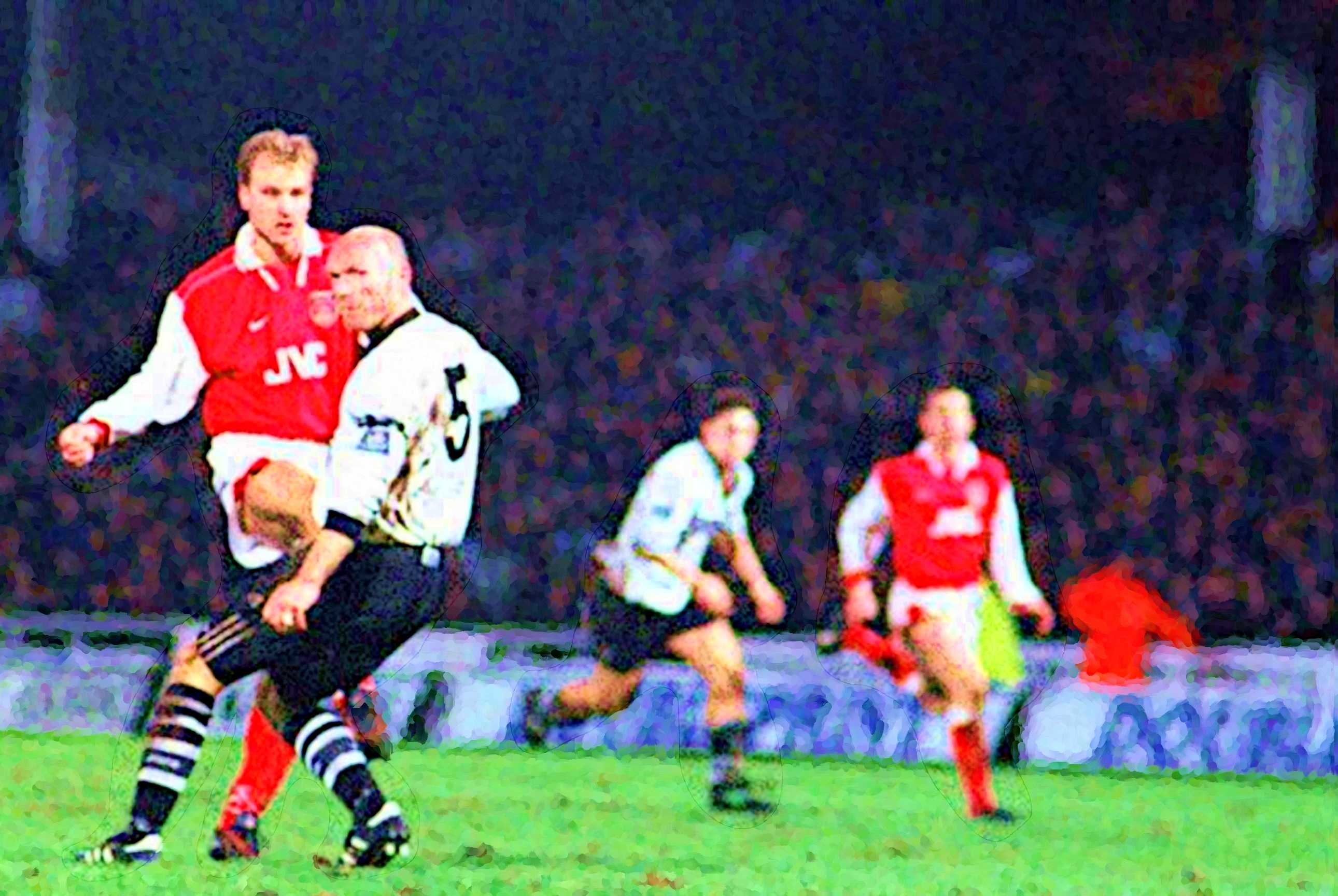Bergkamp scores