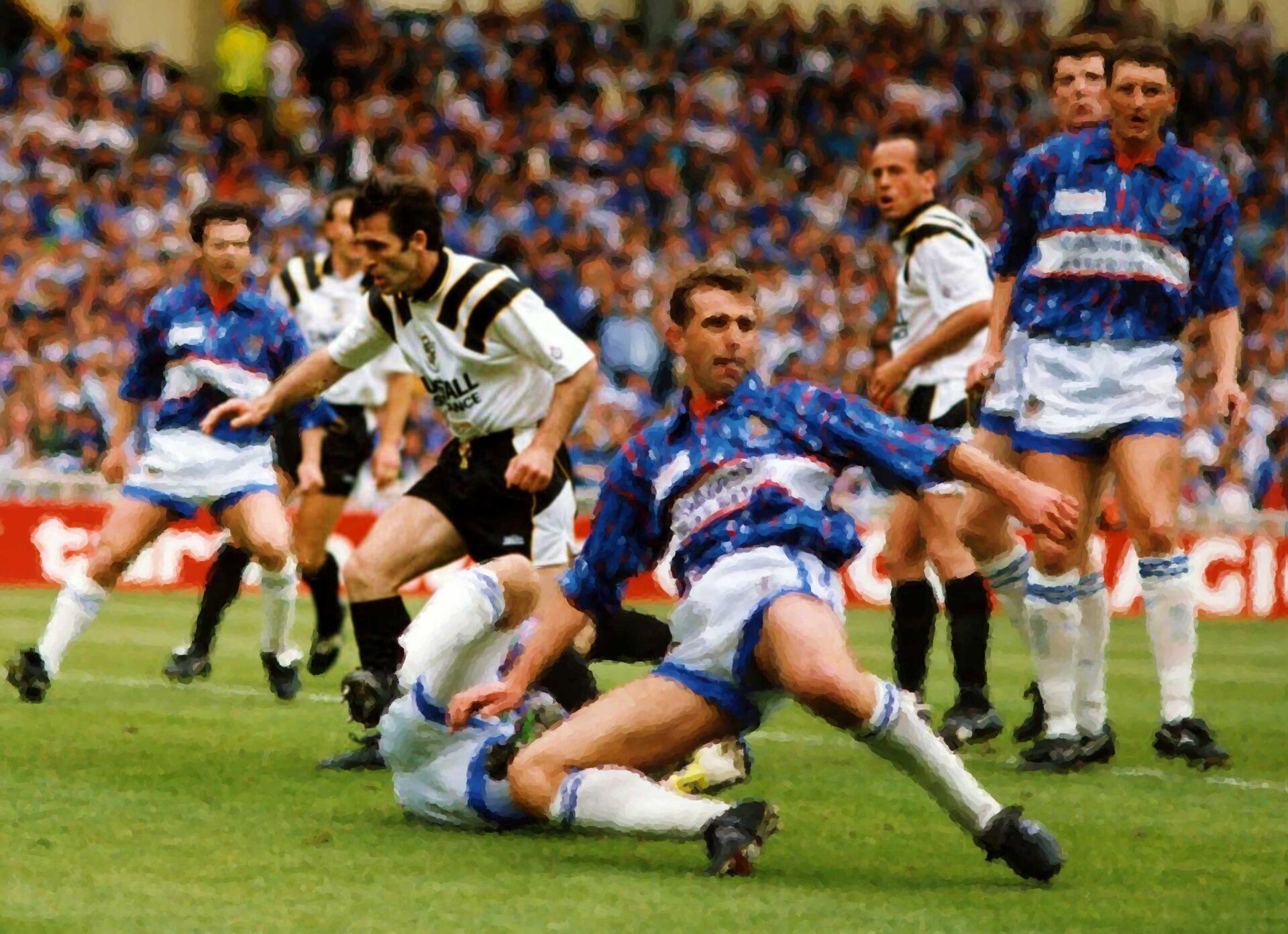 Bernie Slaven battles