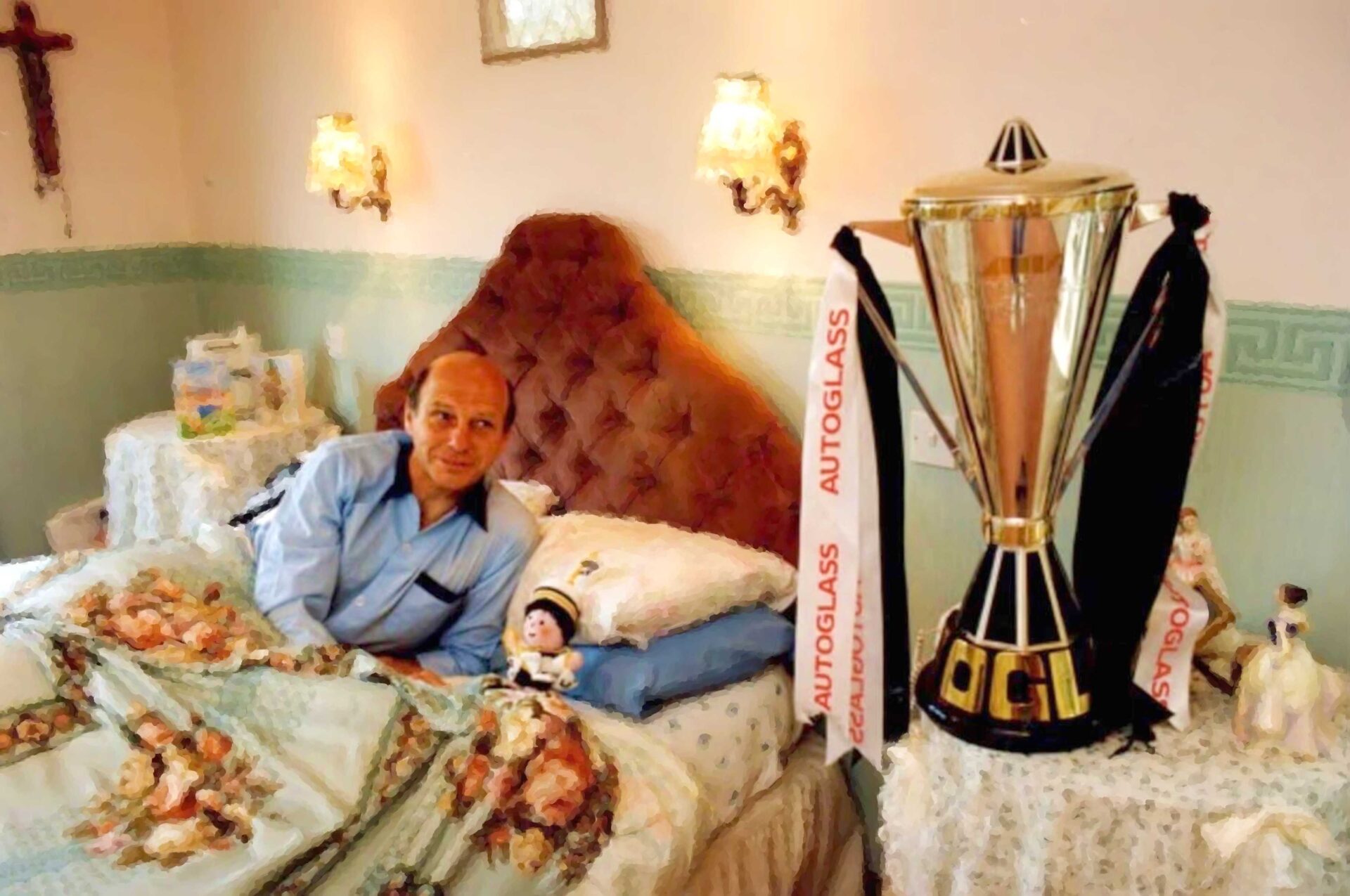John Rudge with his Trophy
