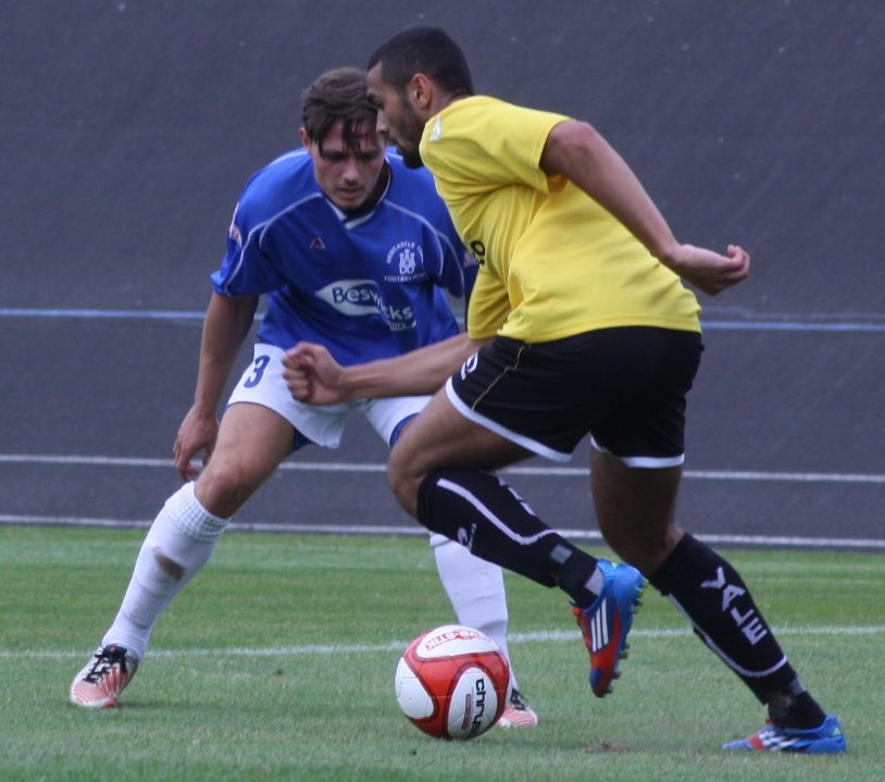 Port Vale's Colin Daniel during a friendly with Newcastle Town - AS Photos