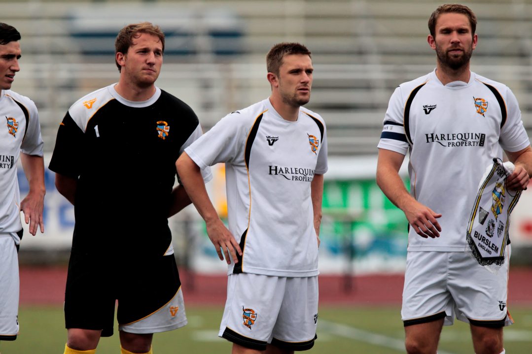 Chris Martin, Adam Yates and John McCombe - Tacoma Tide versus Port Vale